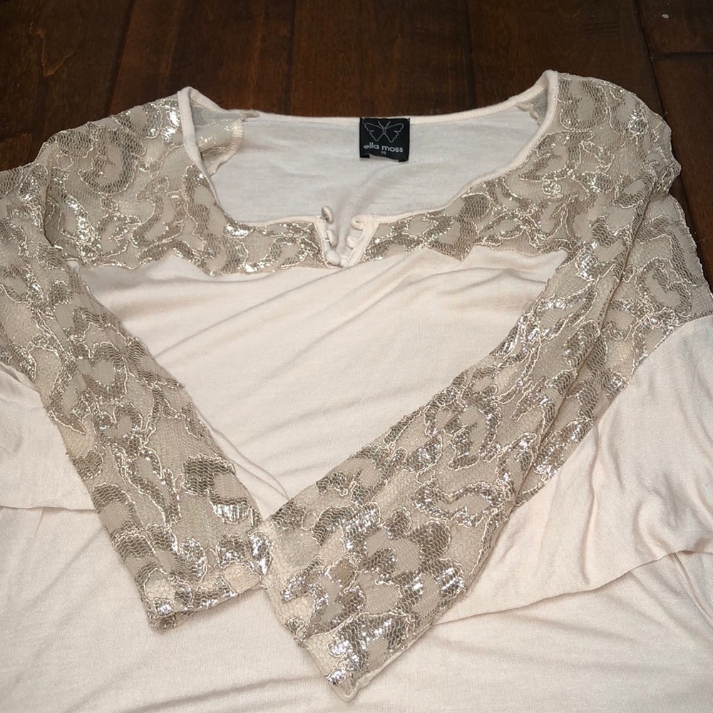 Ella moss metallic detail top - Picture 3 of 13